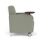 Lesro Siena Lounge Reception Guest Chair W/ Swivel Tablet, 27 in W 29.5 in L 32.5 in H SN1101 - alternate 3